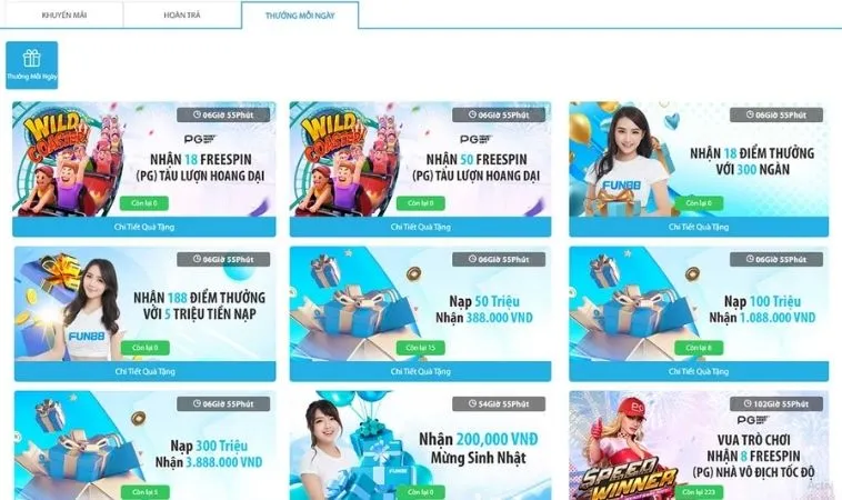 Khuyến Mãi FUN88: Bí Quyết Tăng Thắng Lớn Cho Cược Thủ 1 Đa dạng các chương trình khuyến mãi tại nhà cái FUN88